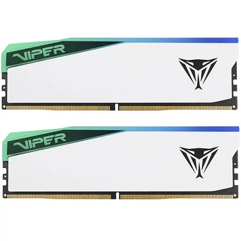 Модуль памяти DDR5 32GB (2x16GB) 6600MHz Patriot Viper Elite 5 RGB (PVER532G66C36KW)