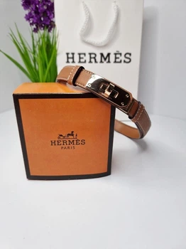 Жіночий шкіряний брендовий ремень Hermes пояс рудий + пакування в подарунок