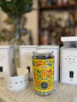 Термостакан Smeg Dolce & Gabbana з кришкою 240 мл жовтий