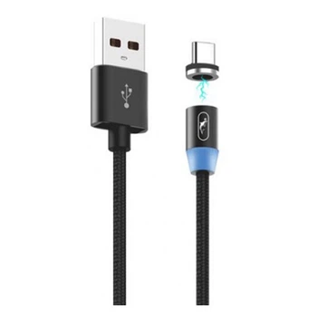 USB кабель SkyDolphin S59T Magnetic, Type-C, 1.0 м., Черный - 270900
