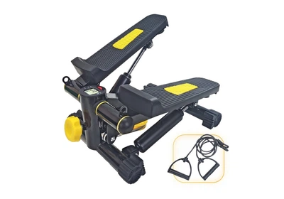 Степпер EasyFit Pace-A EF-0560-BK с эспандерами Черно-желтый