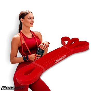 Эспандер-петля EasyFit EF-2654-2, Красная, латекс, сопротивление 2–15 кг – для фитнеса и кроссфита