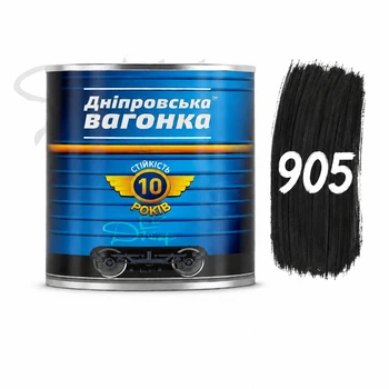 Алкидная эмаль ПФ - 133 "Днепровская вагонка" 2.5 л чёрная