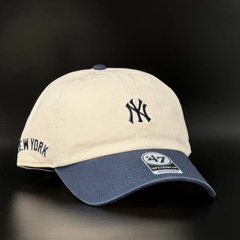 Молочная кепка 47 brand MLB New York Yankees Clean Up B-SSTBC17GWS-NTB