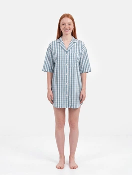 Ночная рубашка женская хлопковая BARWA garments 0349 M Мятная (2110003492134)