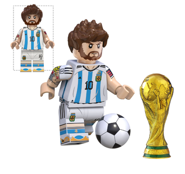 Футбольная фигурка для конструктора Лионель Месси Lionel Messi TV7001