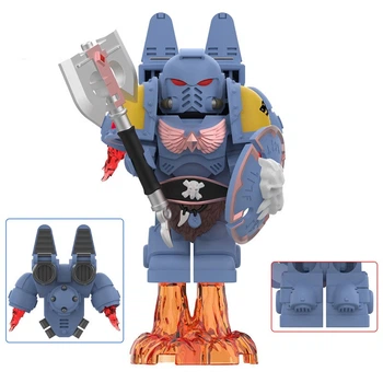 Фигурка для конструктора космодесант Космические волки Space Wolves Вархаммер Warhammer DY709