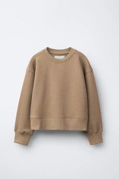 Базовий світшот Zara 0257/705 122см Коричневий (00257705743112)