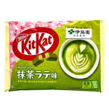 NESTLE Japan Kit Kat Matcha Chocolate вафли со вкусом матча латте, 9 шт