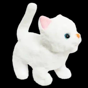 Інтерактивне кошеня Maya Toys MC-1054 електронна іграшка, що ходить, нявкає та рухає хвостиком