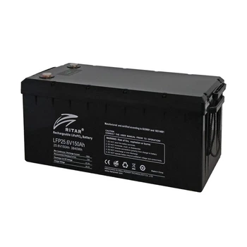 Акумуляторна електрична батарея літієва Ritar LFP25.6V150Ah G2