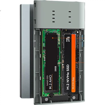 Корпус MAIWO M.2 NVMe/AHCI SSD для клонування, дисковий масив, сумісний із зовнішнім корпусом для ноутбука лише для читання K2023P