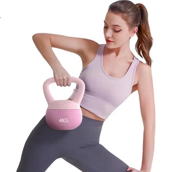 Гантелі Upness Kettlebell для чоловіків і жінок, м'які гантелі для сідничних м'язів, присідань і силових тренувань, домашнє фітнес-обладнання, 6 кг