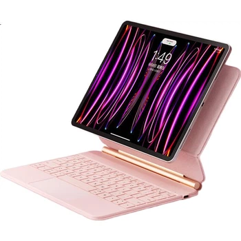 Чехол-клавиатура BOW HB354 Magic Control с подсветкой для iPad Air 4/5 и iPad Pro 11" Розовый