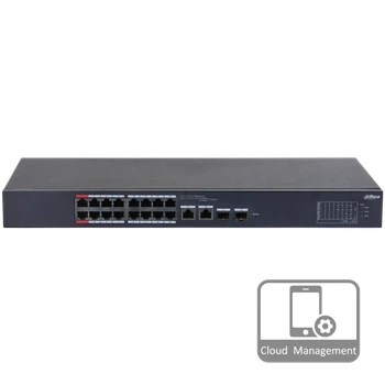 Коммутатор 18 портов управляемый Dahua DH-CS4218-16ET-135 PoE