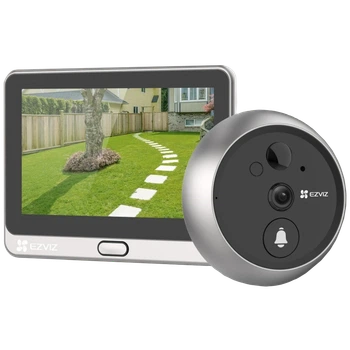 Видеовмещатель Ezviz CS-DP2 черный 2K 3MP беспроводной с панелью