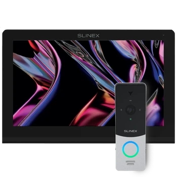 Комплект видеодомофона Slinex Nexo 10 black + ML-20HD (silver/black)