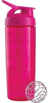 Шейкер BlenderBottle SportMixer Signature Sleek Pink Geo Lac с шариком 820 мл Розовый (Sleek_PINK_GEO)