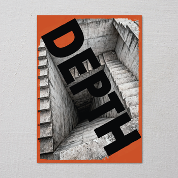 Постер интерьерный DEPTH формату А5 148х210 мм (art.900318_A5)
