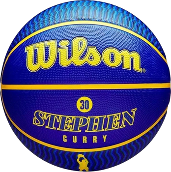Мяч баскетбольный Wilson NBA Player Icon Outdoor BSKT Curry Size 7 (WZ4006101XB7)