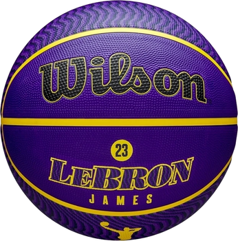 Мяч баскетбольный Wilson NBA Player Icon Outdoor BSKT LeBron NE Size 7 (WZ4027601XB7)