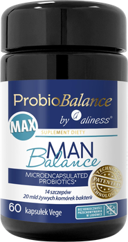 Дієтична добавка Aliness ProbioBalance MAX Man Balance 60 капсул (5903242584602)