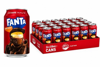 Упаковка безалкогольного газованого напою Fanta Fruit Twist 0.33 l х 24
