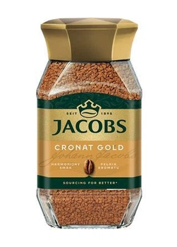 Jacobs Cronat Gold - кофе растворимый сублимированный 200 г