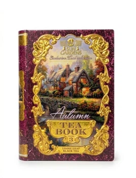 Подарочный черный чай Sun Gardens Tea Book AUTUMN (Том 3) — тепло и уют в каждой чашке