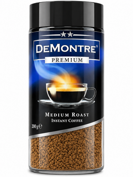 Demontre Premium Medium Roast Instant Coffee 200 г