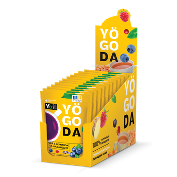 Чай фруктовый Yogoda (GFS) с голубиной и лавандой, растворимый напиток, дой-пак, 50 г
