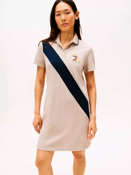 Сукня-футболка коротка літня жіноча Tommy Hilfiger 998257628 S Сіра (1159862763)