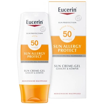 Солнцезащитный крем-гель для лица, Sun Allergy Protect SPF 50+, Eucerin, 150 мл