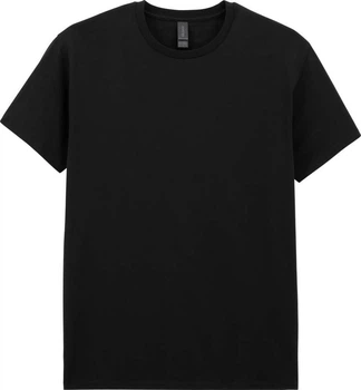 Футболка Gildan Light Cotton Чорна 3XL
