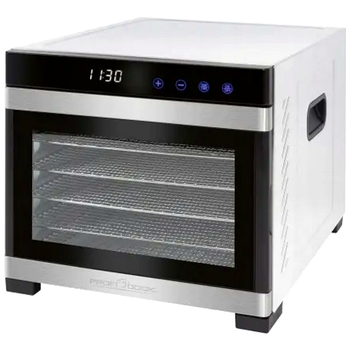 Дегидратор сушилка для пищевых продуктов 6 секций 35-75°C нержавеющая сталь Profi Cook SE0430