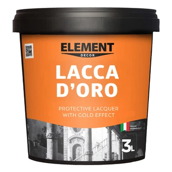Лак із ефектом золота ELEMENT Decor Lacca D'oro 3л