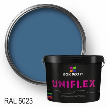 Фарба гумова універсальна UNIFLEX Kompozit, 3,5 кг, RAL 5023