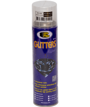 Лак Bosny GLITTERS SPRAY діамантовий (200), 300 мл