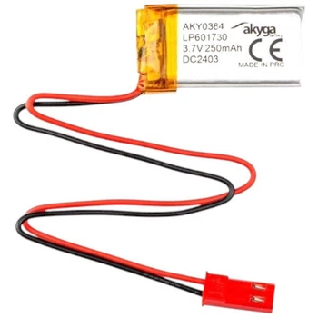 Акумулятор універсальний, 250 mAh, 6,0 x 17 x 30 мм. - 694419