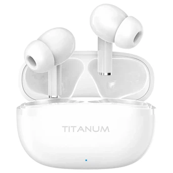 Bluetooth-гарнитура TITANUM TW373, Стерео, Белый - 727987