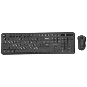 Клавіатура та миша Gembird KBS-WPS-01-CYRL, Чорний - 731400