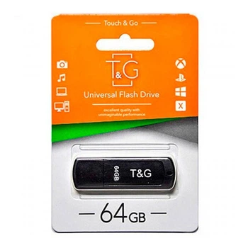 USB Flash T&G Classic 011, 64 Гб., Чорний - 214139