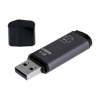 USB Flash T&G Vega 121, 8 Гб., Сірий - 244346