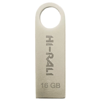 USB Flash Hi-Rali Shuttle, 16 Гб., Серебряный - 381186