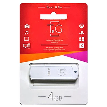 USB Flash T&G 011 Classic Series, 4 Гб., Белый - 455966