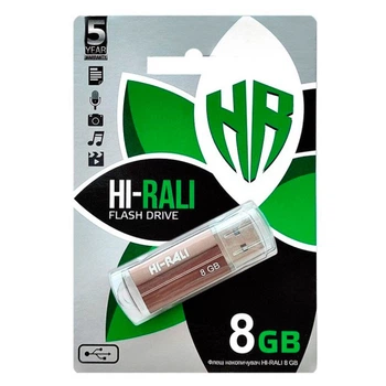 USB Flash Hi-Rali Corsair, 8 Гб., Бронзовый - 318876