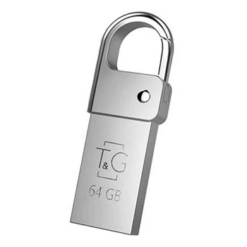 USB Flash T&G Metal 027, 64 Гб., Срібний - 517883