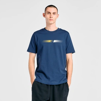 Чоловіча синя футболка New Balance Gradient NB 48 (M) (MT61E5YZNNY)