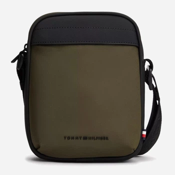 Сумка крос-боді через плече чоловіча маленька Tommy Hilfiger 252329431 Зелена (1159863049)