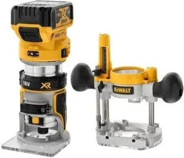 Акумуляторний занурювальний фрезер DeWalt 18 V XR з 2 акумуляторами 5 Аг (DCW604P2-QW)